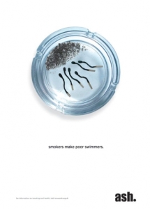Smokers make poor swimmers | © www.bestdesignoptions.com