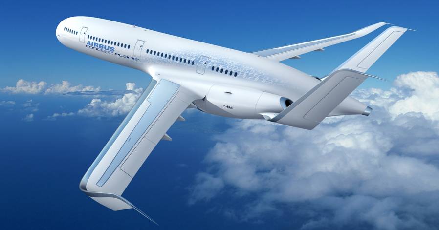 Futuristic Electric Airplane Design 4