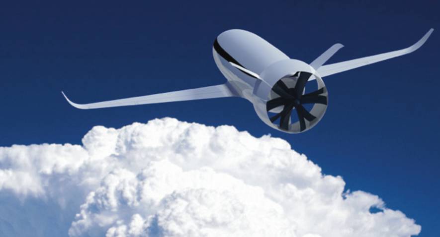 Futuristic Electric Airplane Design 7