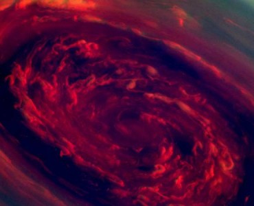 Hurricane On Saturn