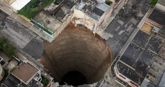 Sinkhole in Guatemala