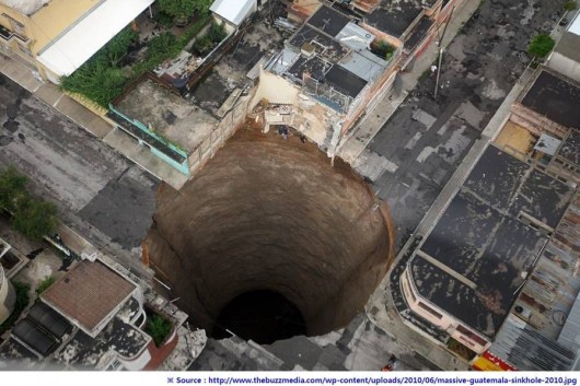 Sinkhole in Guatemala