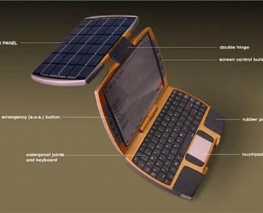 Solar Laptop Concept
