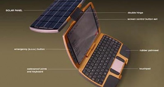 Solar Laptop Concept