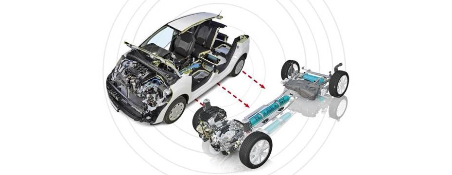 Car Powered by Compressed Air Motor