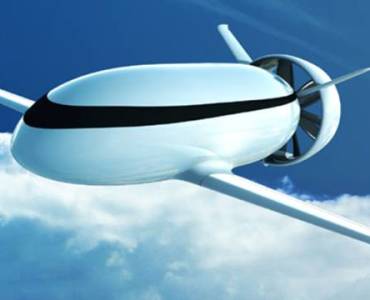 Futuristic Electric Airplane Design