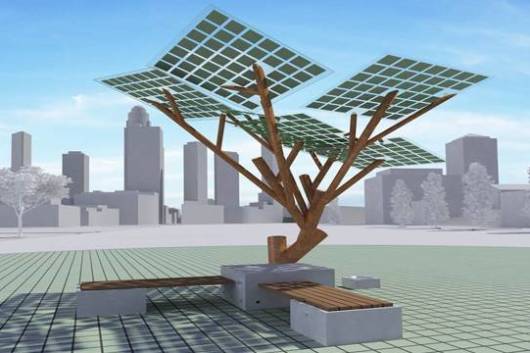 eTree - solar powered tree